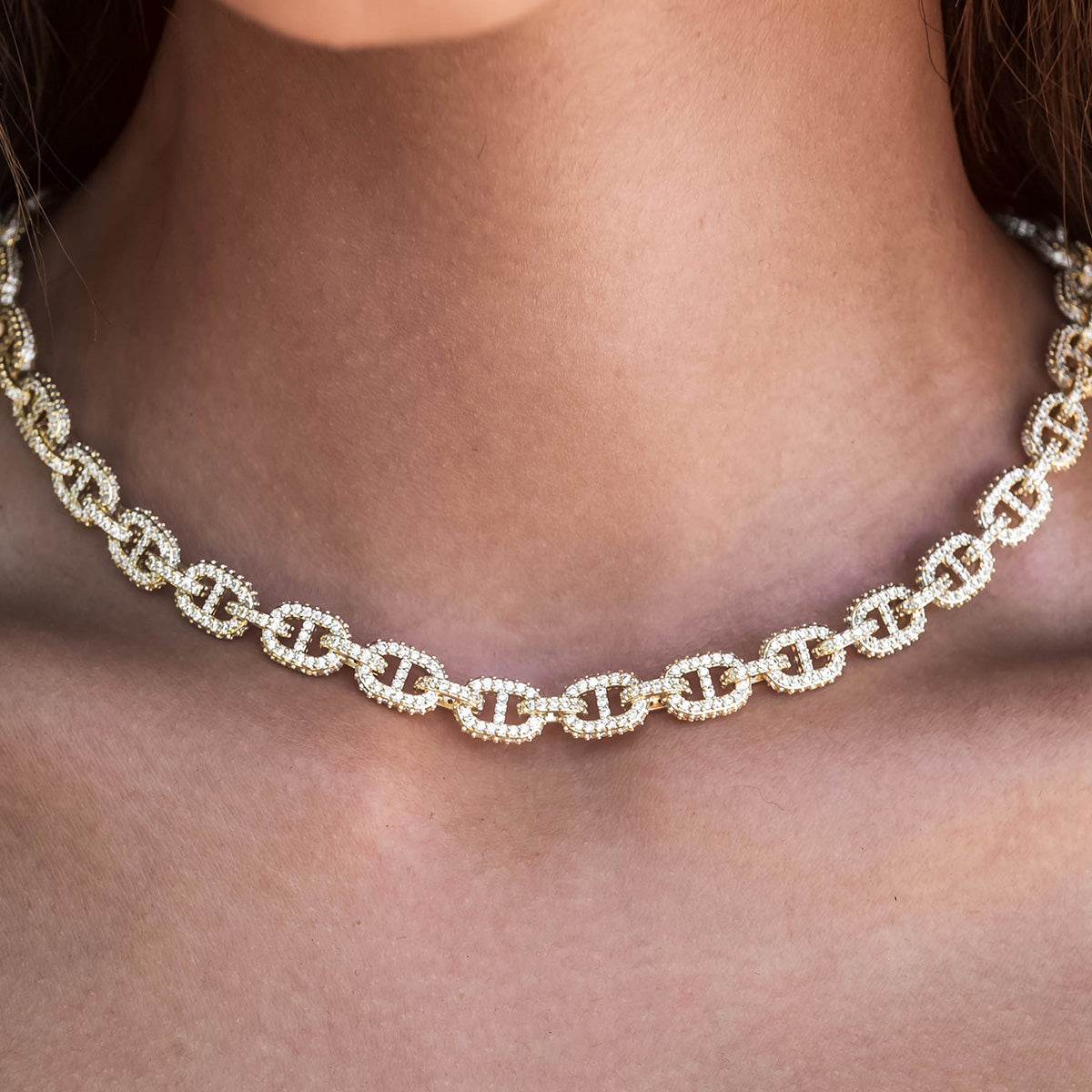 Micro Valentina Necklace + Bracelet Bundle in Yellow Gold