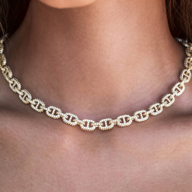 Micro Valentina Necklace + Bracelet Bundle in Yellow Gold