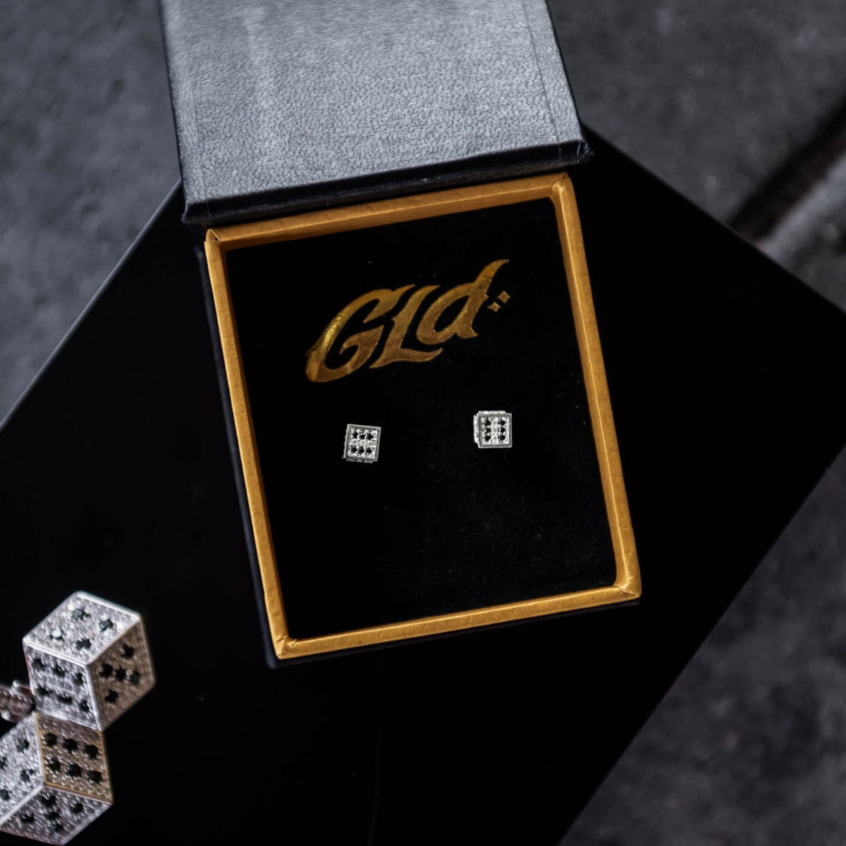 Dice Stud Earrings