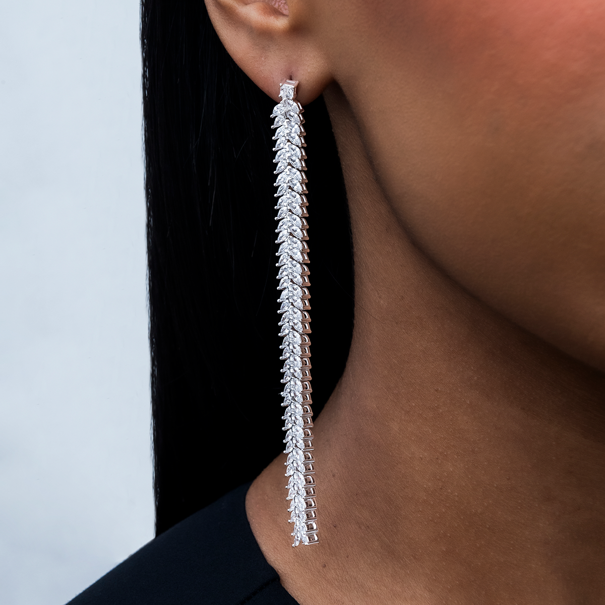 Herringbone Dangle Earring
