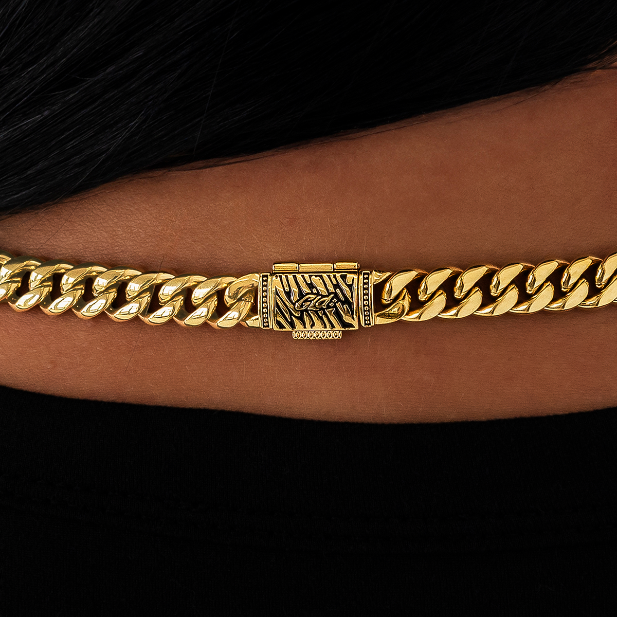Miami Cuban Link Necklace in Yellow Gold - 8mm