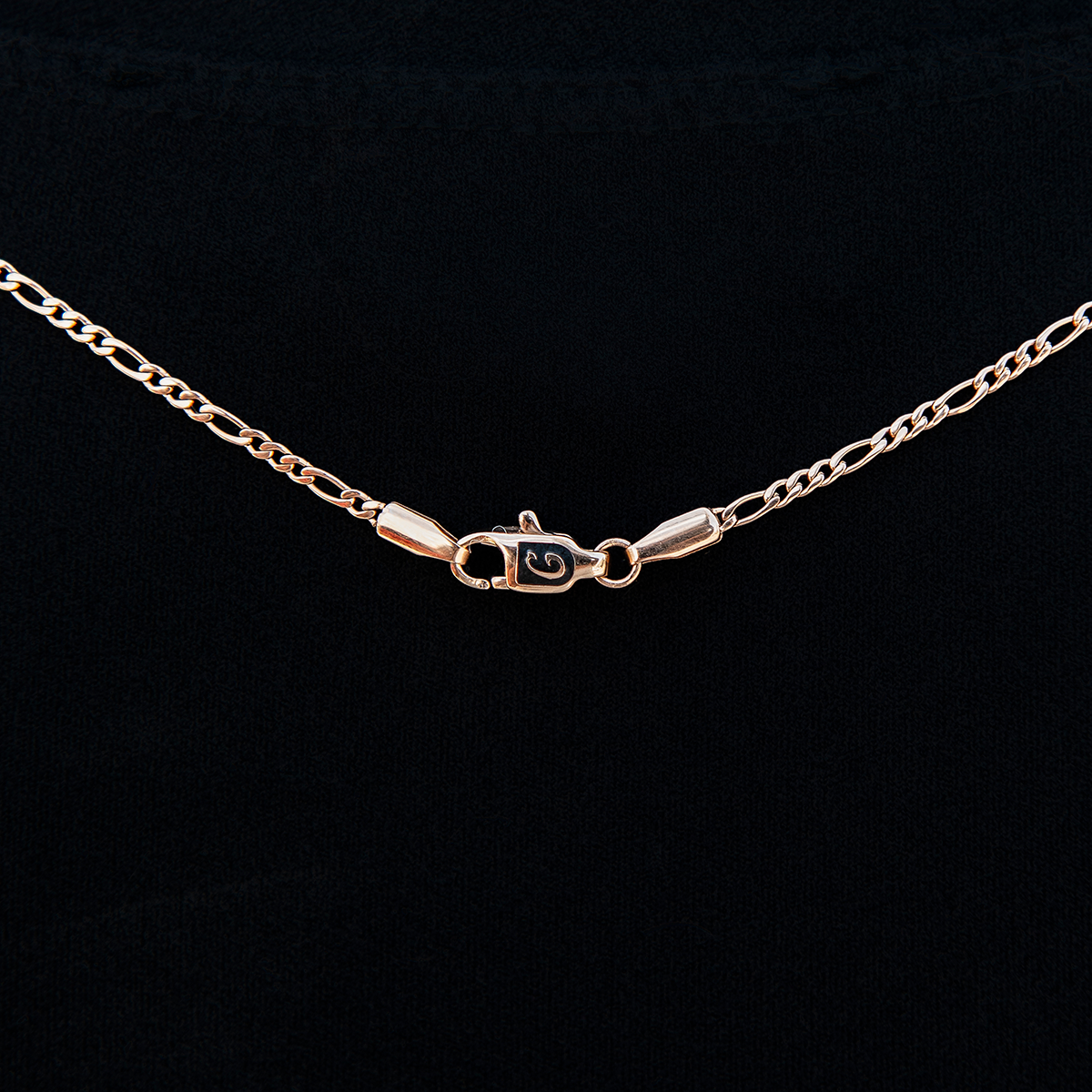 Figaro Necklace in Rose Gold- 2mm