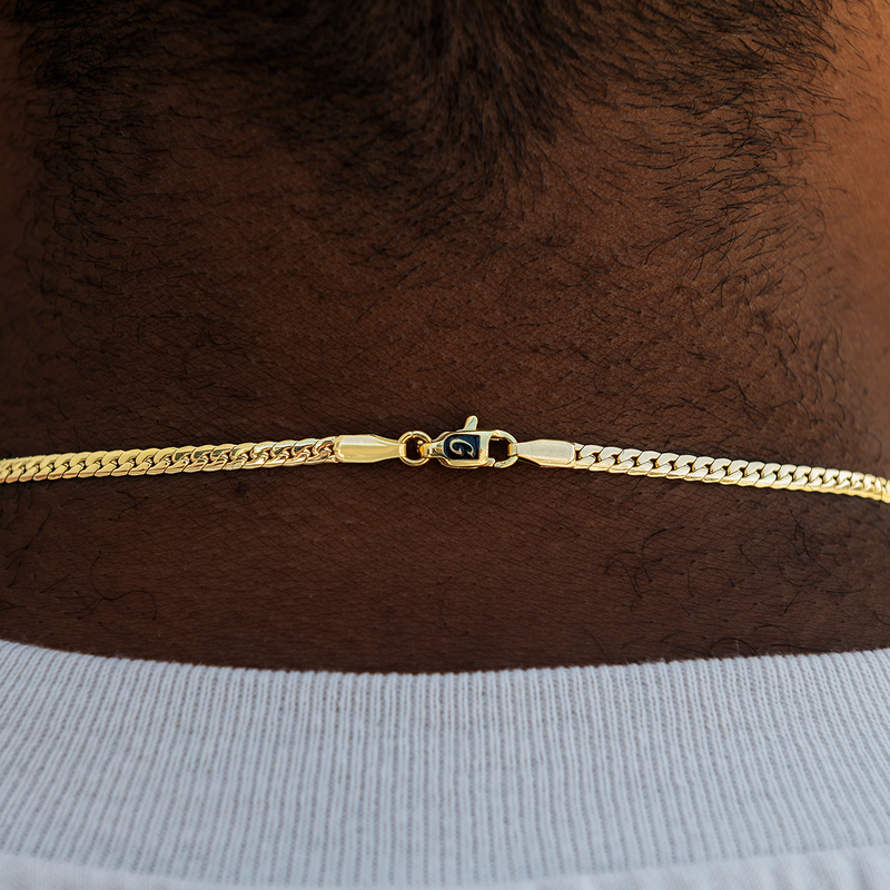 South Beach Cuban™ Chain in Yellow Gold - 3mm