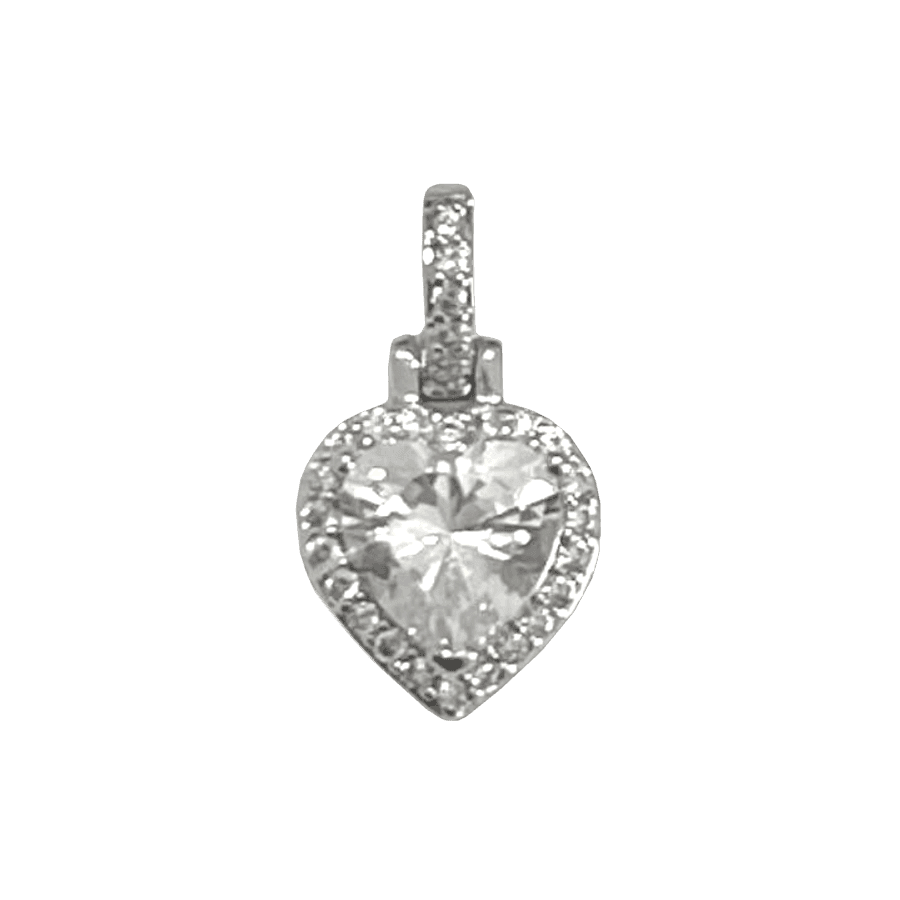 Key to my Heart Set in White Gold