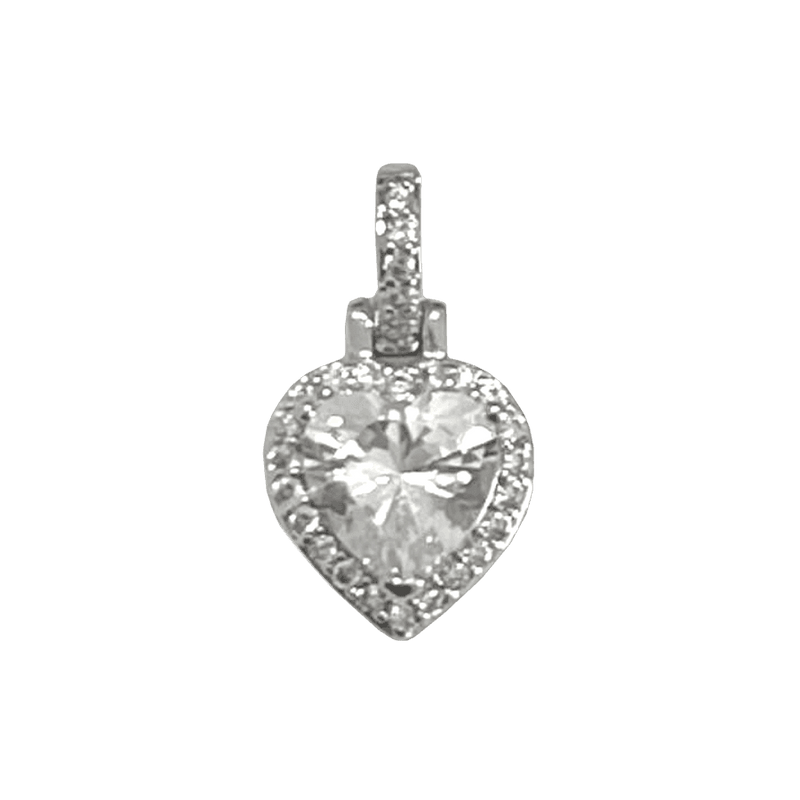 Key to my Heart Set in White Gold