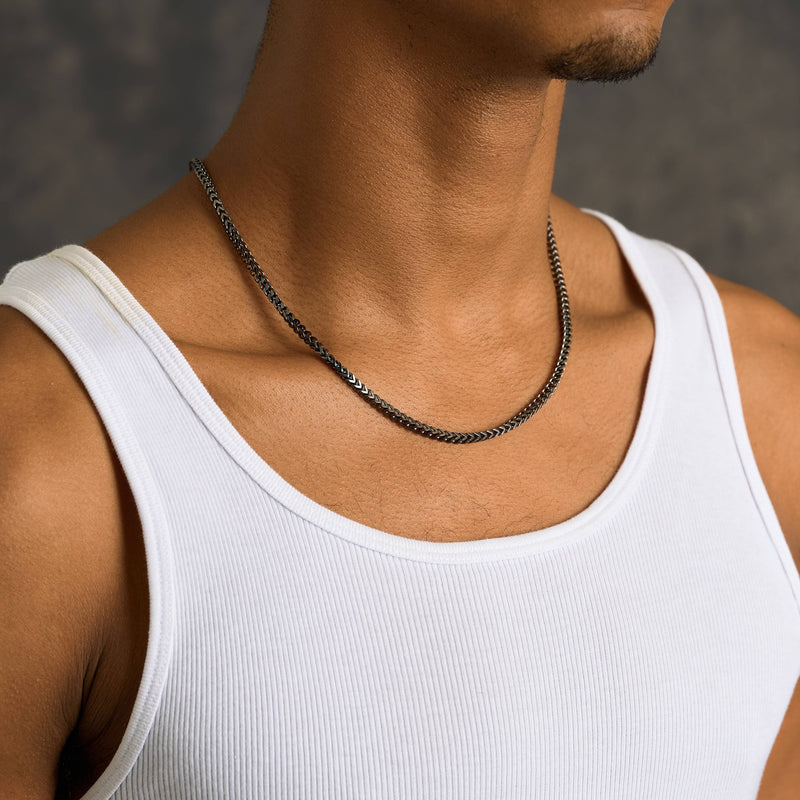 Franco Chain in Black - 3mm