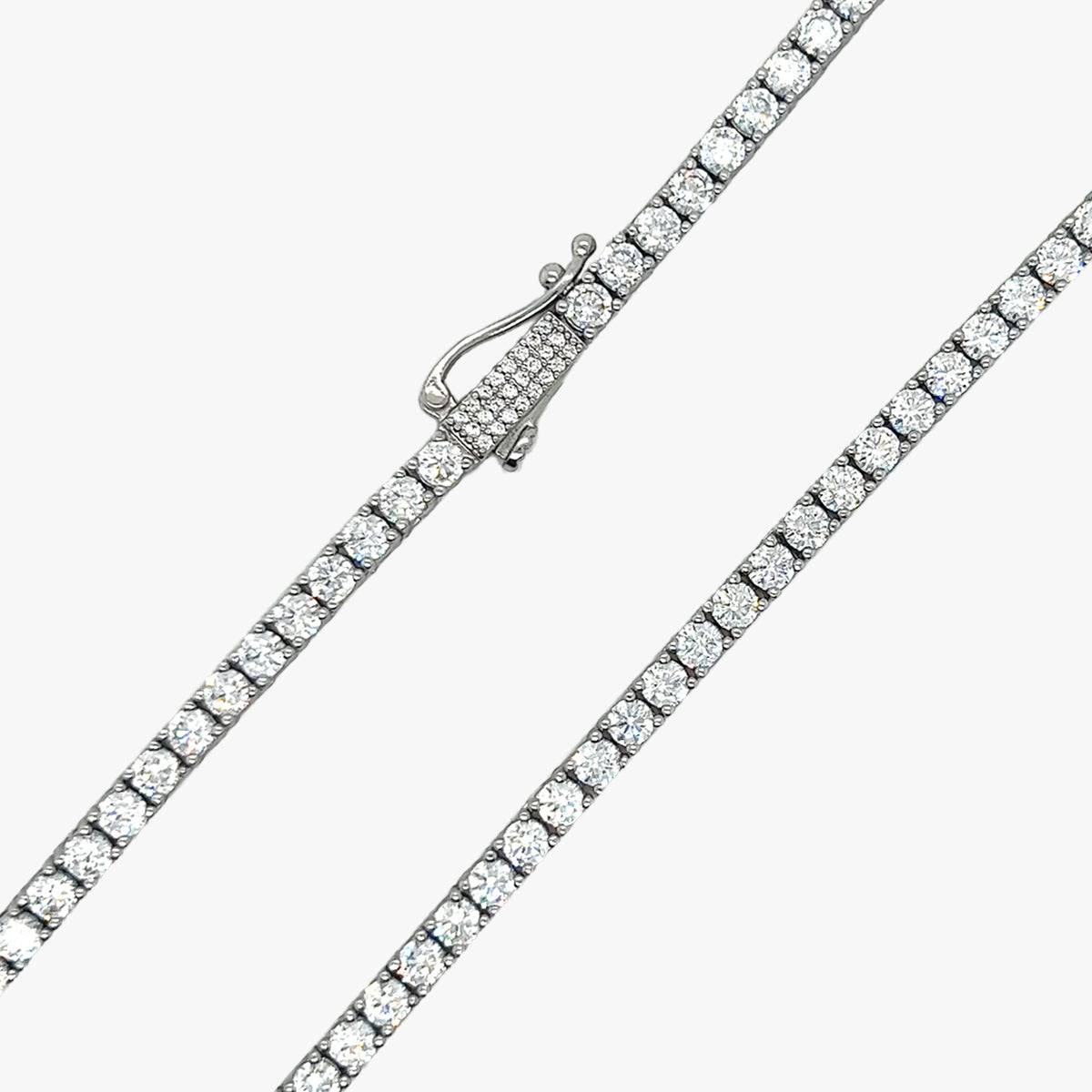 Key to my Heart Set in White Gold