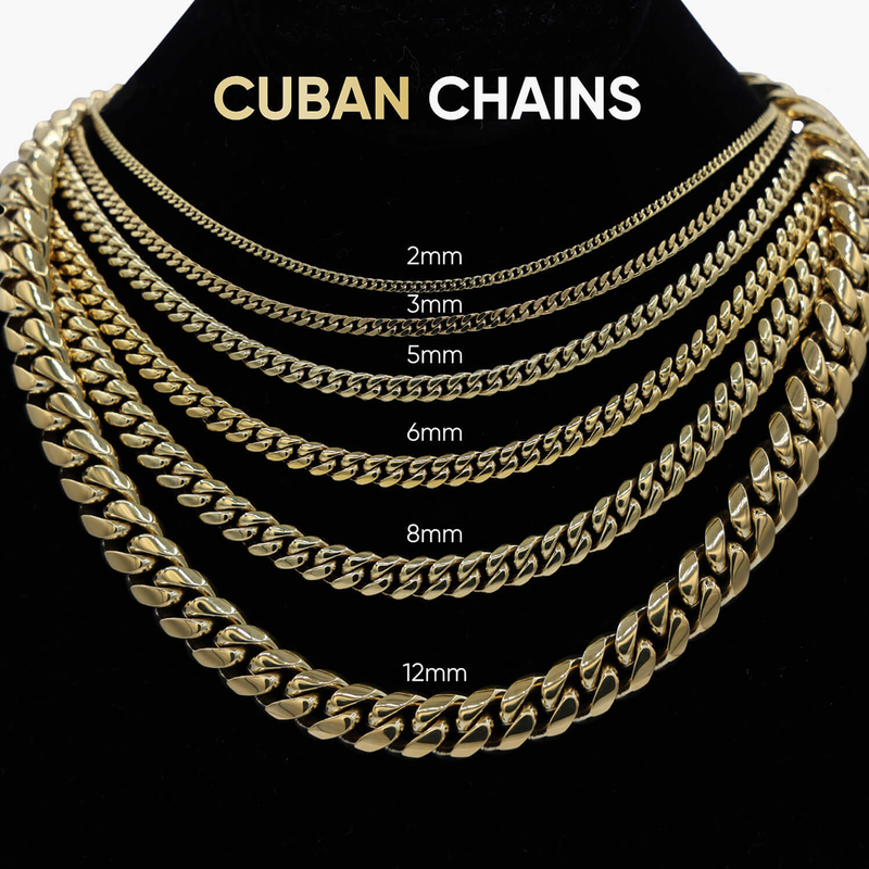Miami Cuban Chain in White Gold - 5mm