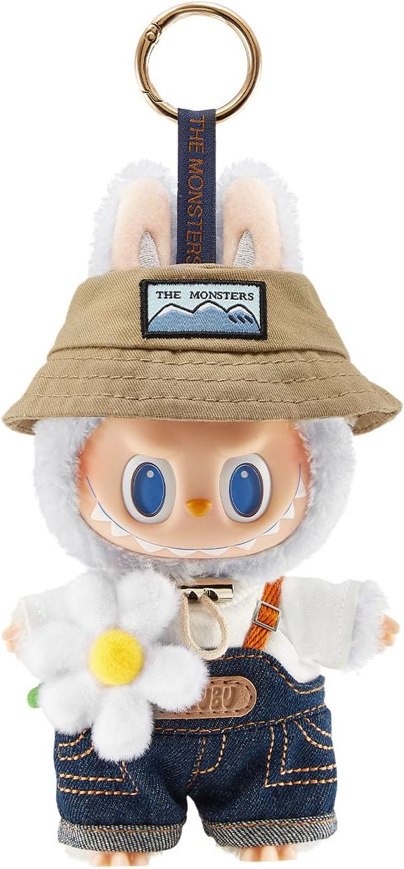 POP MART THE Monsters Fall in Wild Series-Vinyl Plush Doll Pendant Action Figure, 6.69 inches Height Labubu Doll, Spring Outfit Doll, Collectible Toy