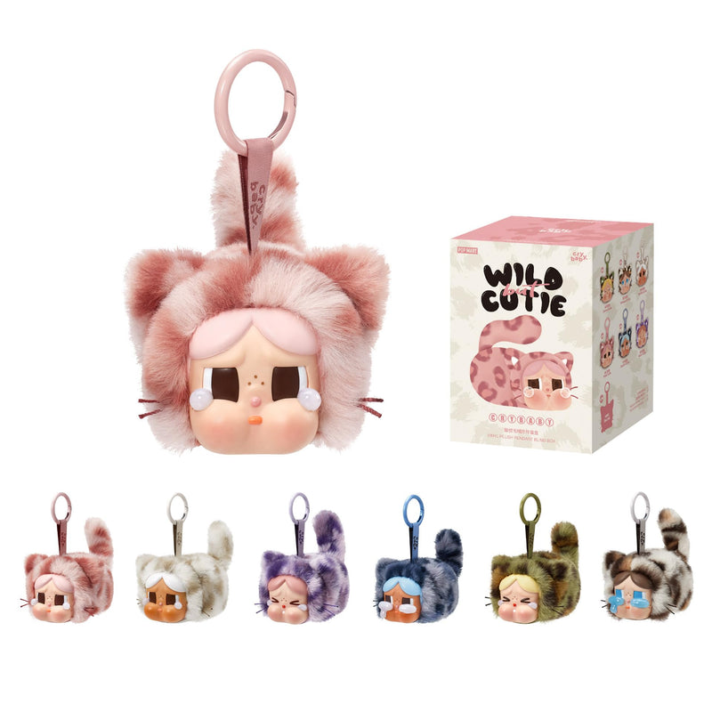 POP MART Crybaby Wild but Cutie Series - Vinyl Plush Pendant Blind Box, Mystery Box, Random Design Collectible Toys, Holiday Birthday Gifts for Girls and Boys, Single Box