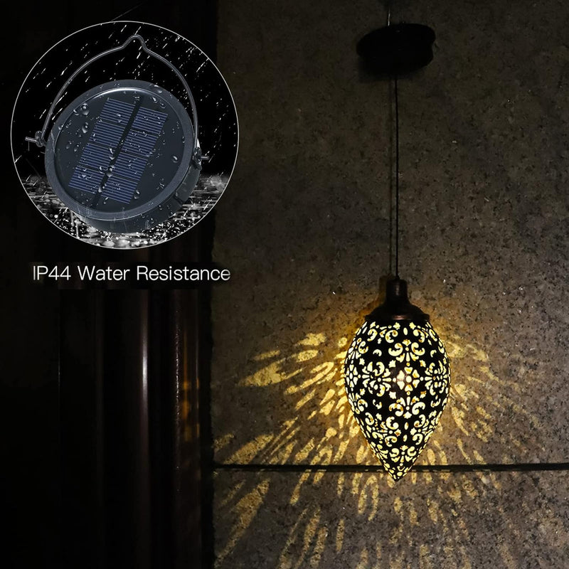 Hanging Waterproof Solar Metal Lights