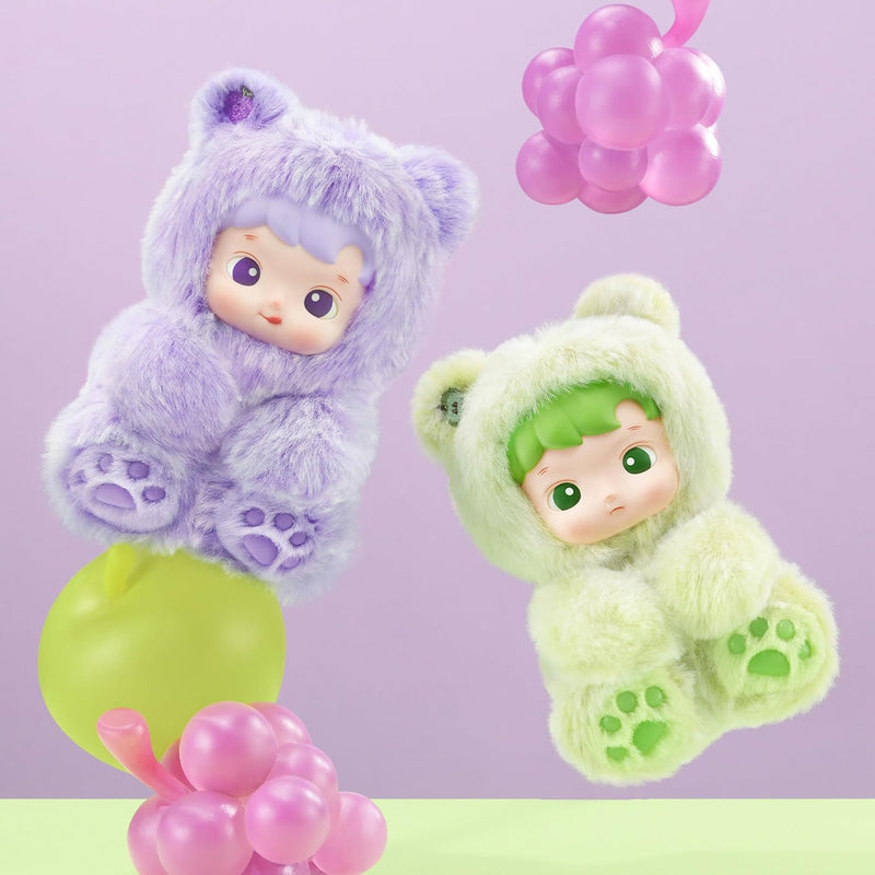 POP MART HACIPUPU Gummy Bear Series-Vinyl Plush Pendant Blind Box, Random Design, Collectible Toys Decorations, Holiday Birthday Gifts for Girls and Boys, Single Box