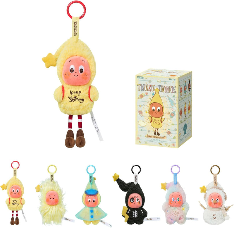 POP MART Twinkle Twinkle Sweet Dreams Forecast Series-Plush Pendant Blind Box, Collectible Toys Home Decorations, Holiday Birthday Gifts for Girls and Boys, Single Box