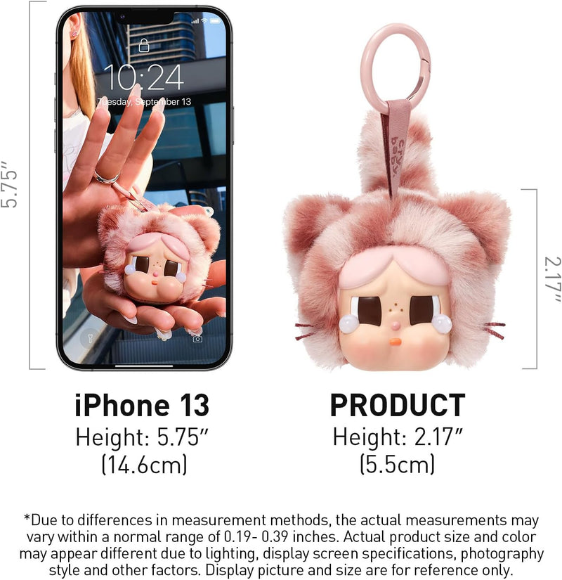 POP MART Crybaby Wild but Cutie Series - Vinyl Plush Pendant Blind Box, Mystery Box, Random Design Collectible Toys, Holiday Birthday Gifts for Girls and Boys, Single Box