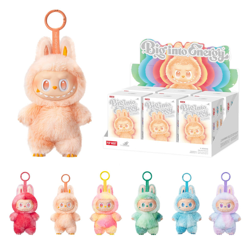 POP MART THE Monsters Big into Energy Series-Vinyl Plush Pendant Blind Box, Blind Box Figures, Random Design Action Figures Collectible Toys Home Decorations, Single Box