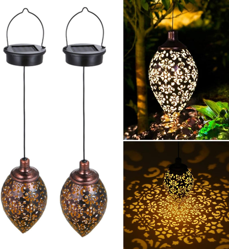 Hanging Waterproof Solar Metal Lights
