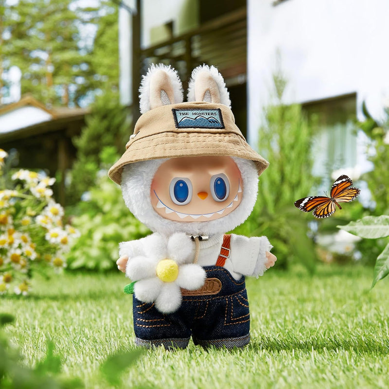 POP MART THE Monsters Fall in Wild Series-Vinyl Plush Doll Pendant Action Figure, 6.69 inches Height Labubu Doll, Spring Outfit Doll, Collectible Toy