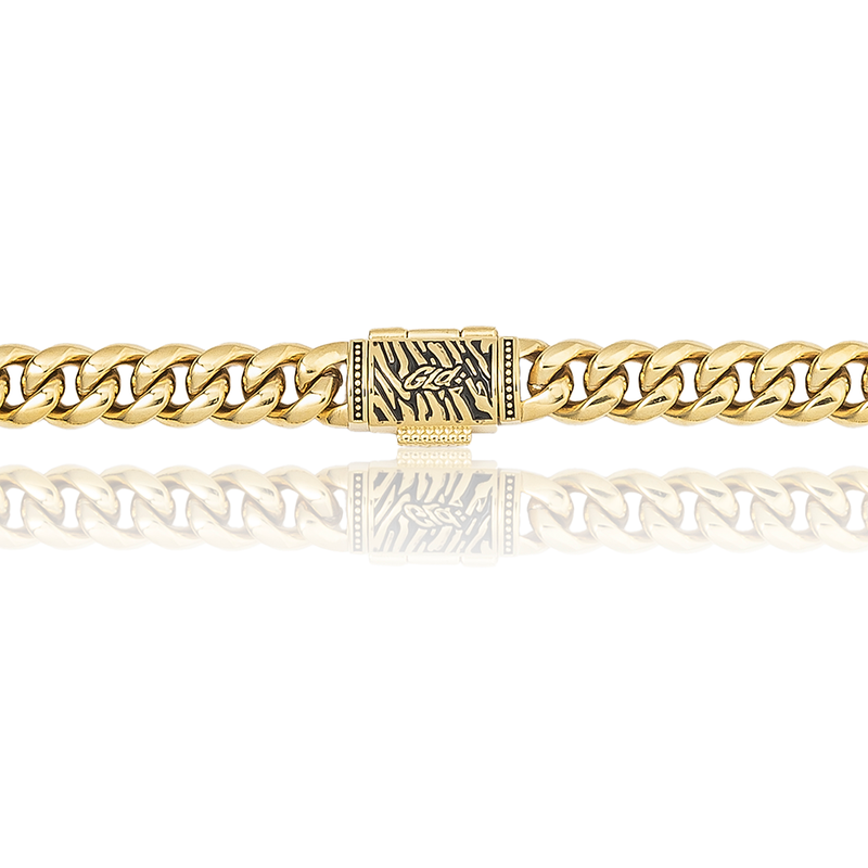 Miami Cuban Link Necklace in Yellow Gold - 8mm