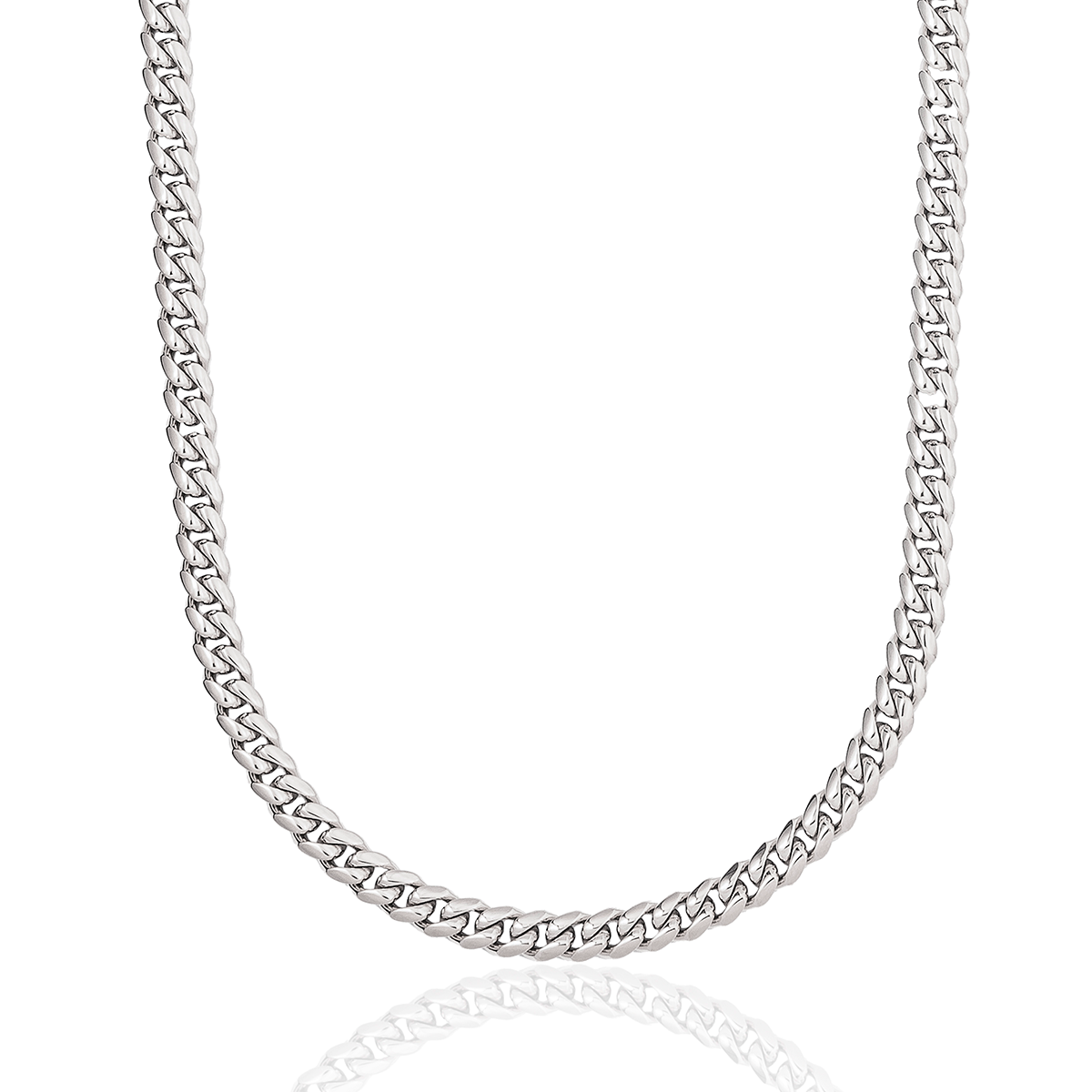 GLD Signature Cuban in White Gold - 6mm