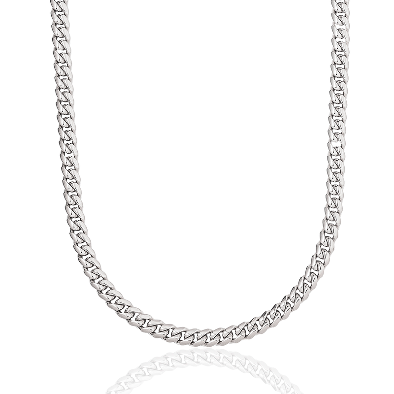 GLD Signature Cuban in White Gold - 6mm