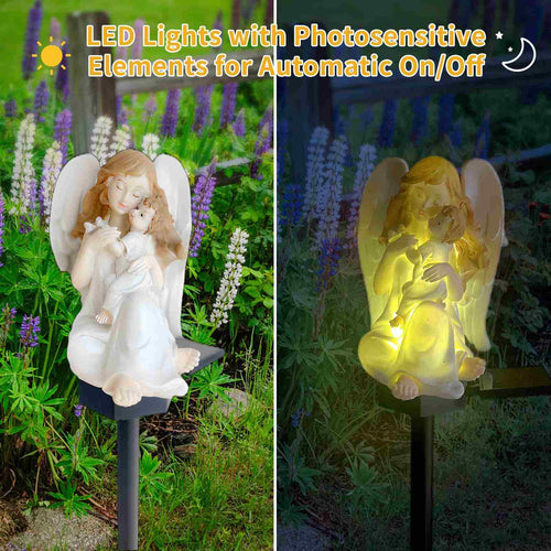 Luci solari da giardino Angel 