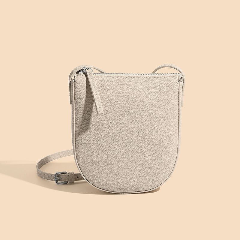 Genuine Leather Crossbody Shoulder Bag 9602