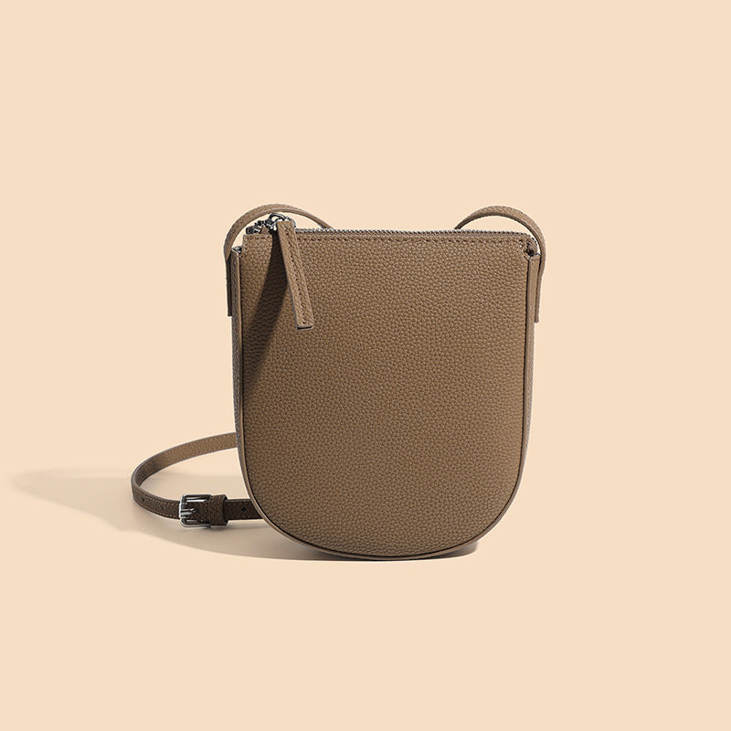 Genuine Leather Crossbody Shoulder Bag 9602