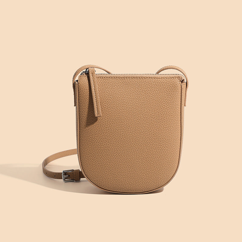 Genuine Leather Crossbody Shoulder Bag 9602
