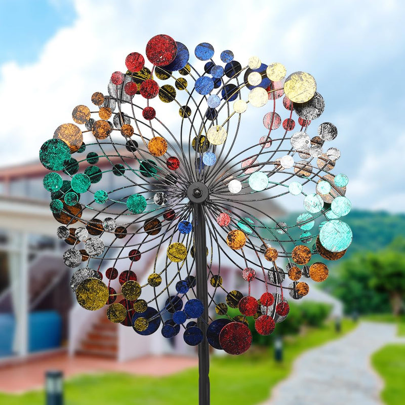 Girandola a vento bidirezionale retrò per giardino e cortile 