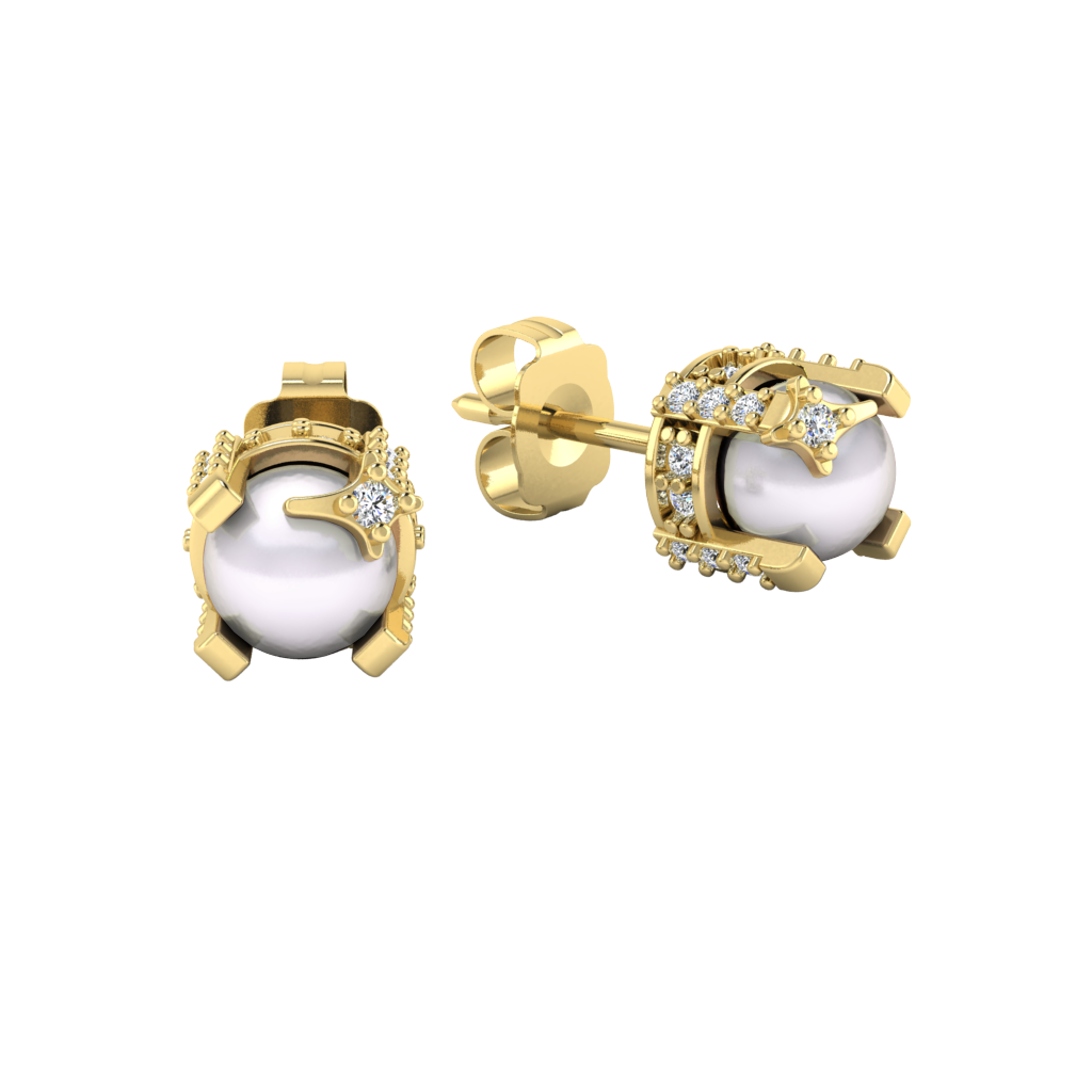 Birthstone Stud Earrings
