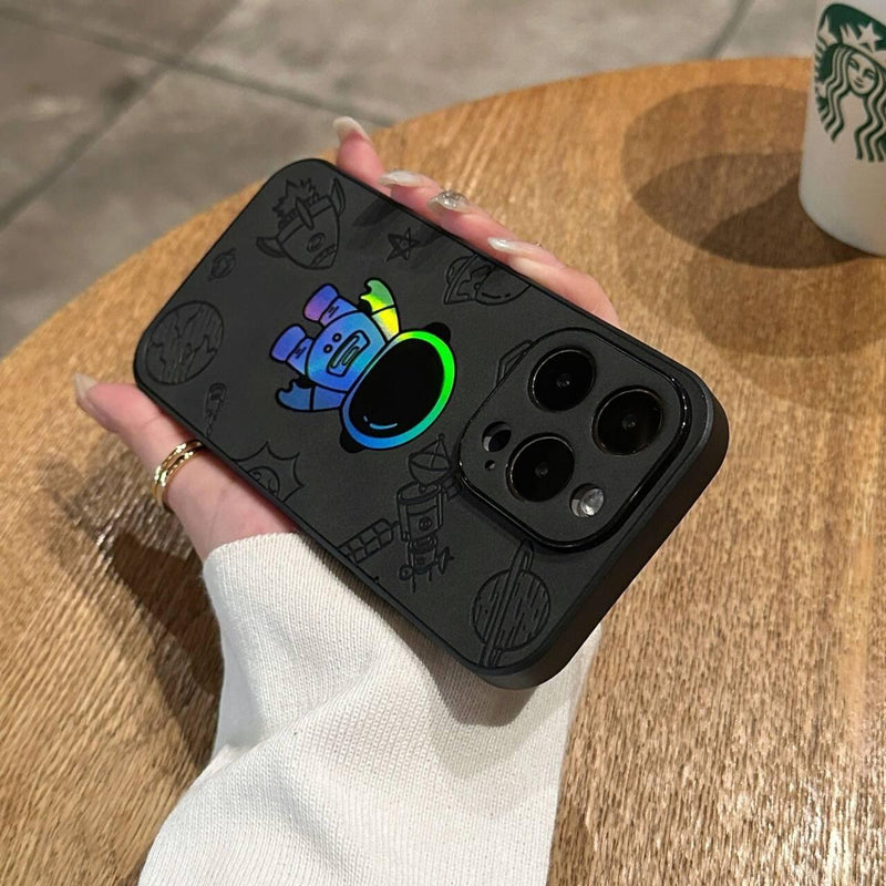 Laser Astronaut iPhone Case