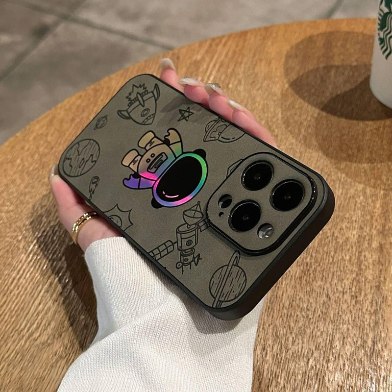 Laser Astronaut iPhone Case