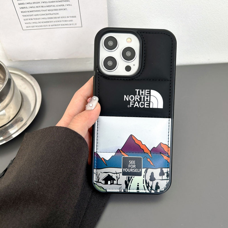 North Leather Down Jacket iPhone Case