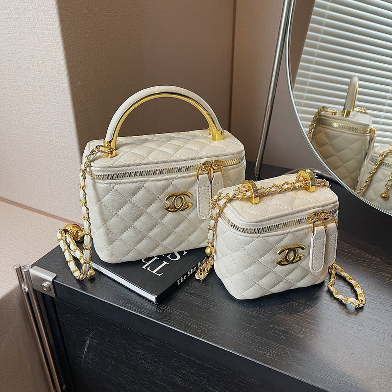 Women's Small Square Chain Shoulder Bag Rhombus Messenger