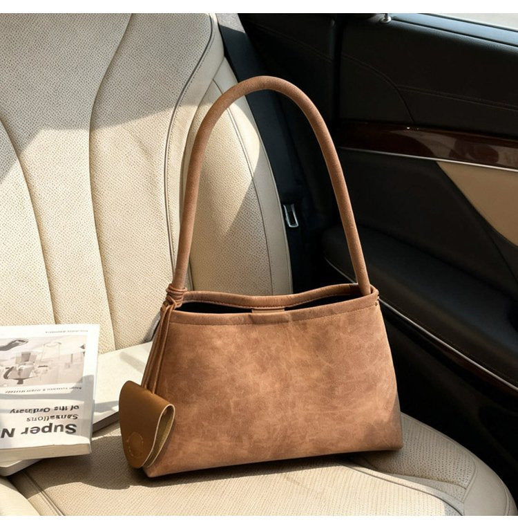 N Ins Niche Design Armpit Bag Simple Trendy Shoulder Matte Fashion Mother Child Handbag
