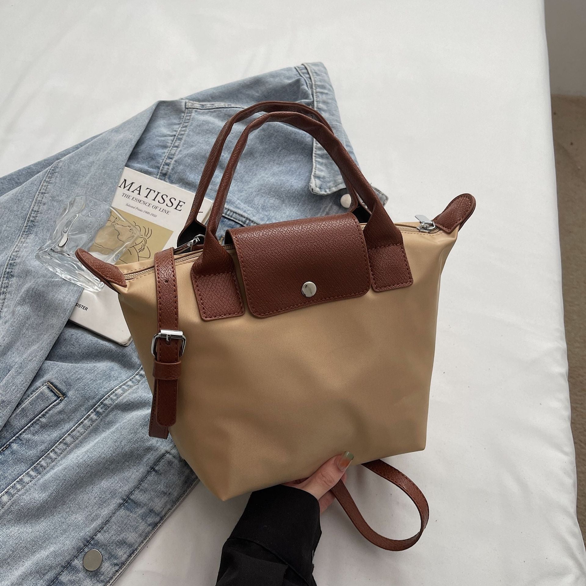 High-End Dragon Shoulder Bag Large Capacity Messenger Bag