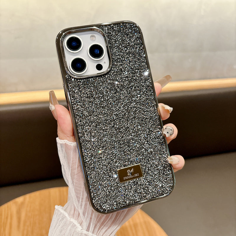 Electroplated Rhinestone Diamond Case for iPhone 17 Pro Max