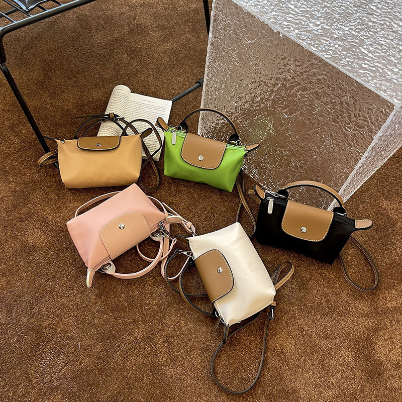 Light Luxury Dragon Mini Dumpling Crossbody Nylon Bag
