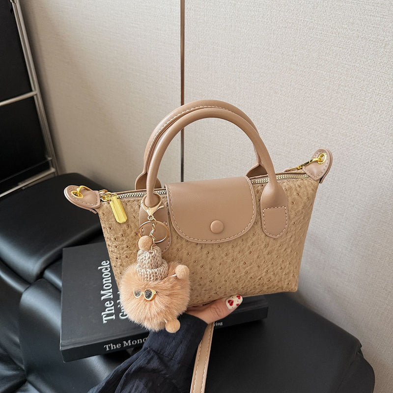 Portable Dragon Dumpling Shoulder Bag Versatile Messenger