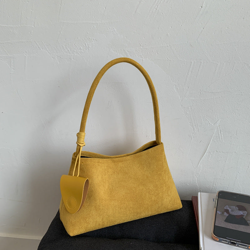 N Ins Niche Design Armpit Bag Simple Trendy Shoulder Matte Fashion Mother Child Handbag