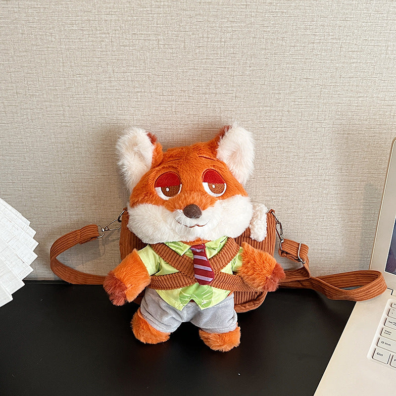 Crazy Animal City Judy Nick Plush Shoulder Bag