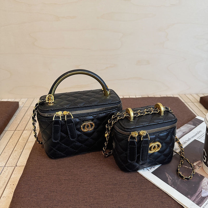 Women's Small Square Chain Shoulder Bag Rhombus Messenger
