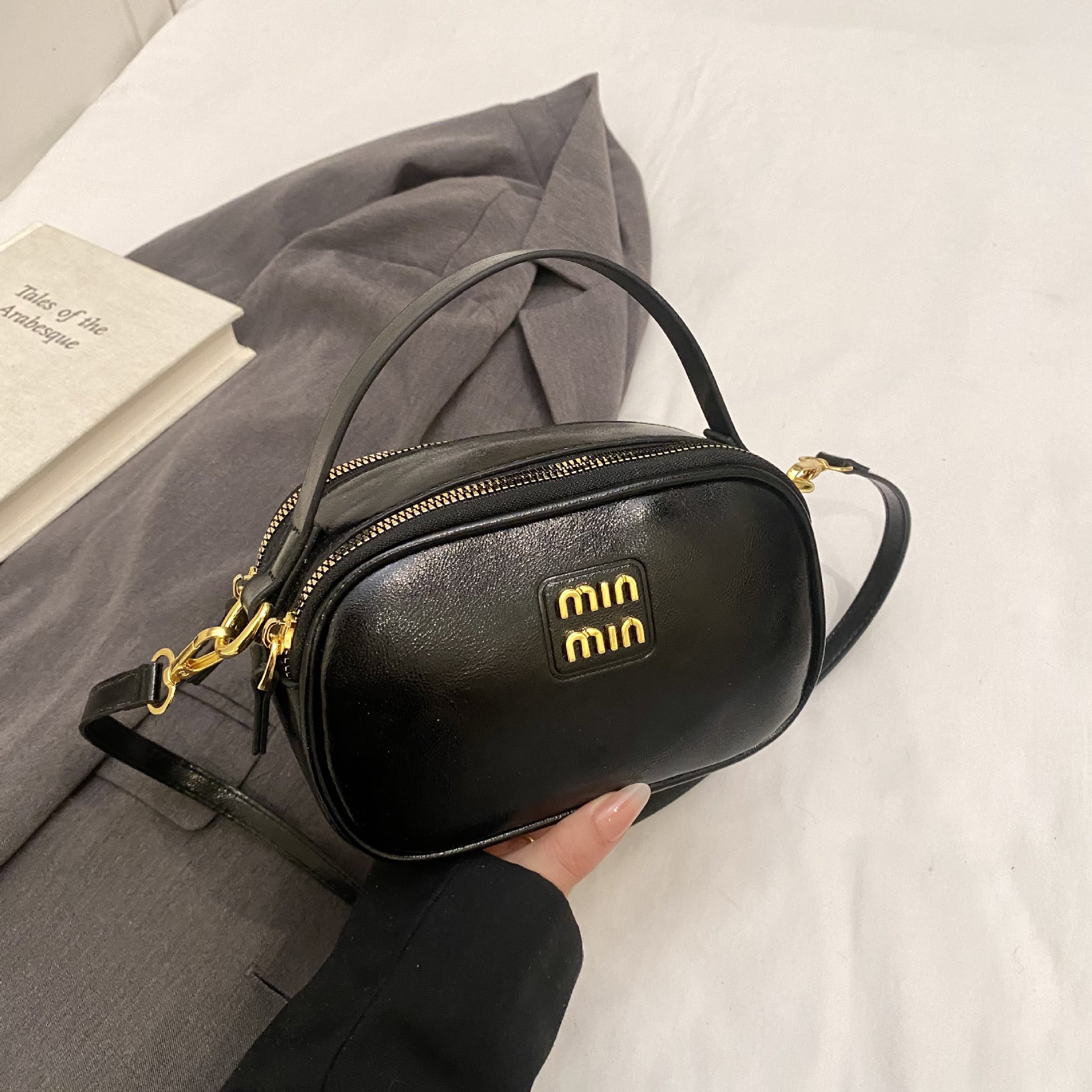 Trendy Small Square Crossbody Shoulder Camera Bag for Women