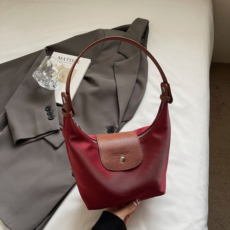 Waterproof Nylon Dumpling Crossbody Shoulder Commuter Bag