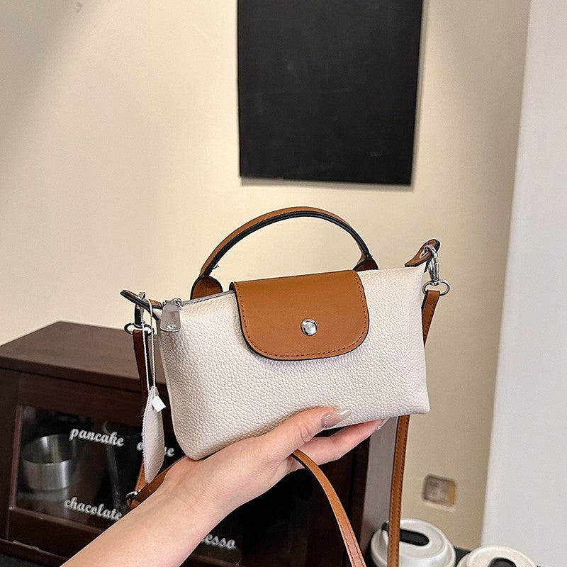 Genuine Leather Dragon Dumpling Crossbody Shoulder Bag