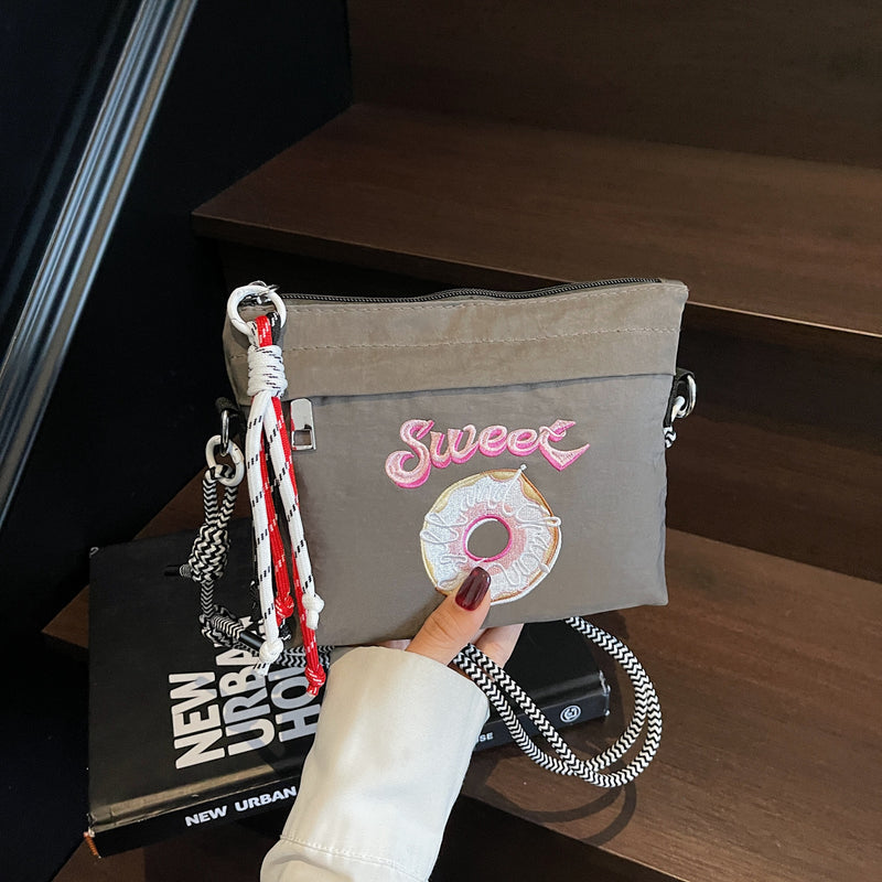 Donut Chain Shoulder Bag for Women Fashion Commuter Bag