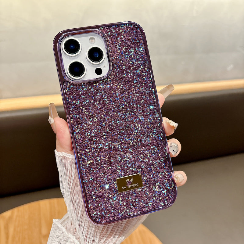 Electroplated Rhinestone Diamond Case for iPhone 17 Pro Max