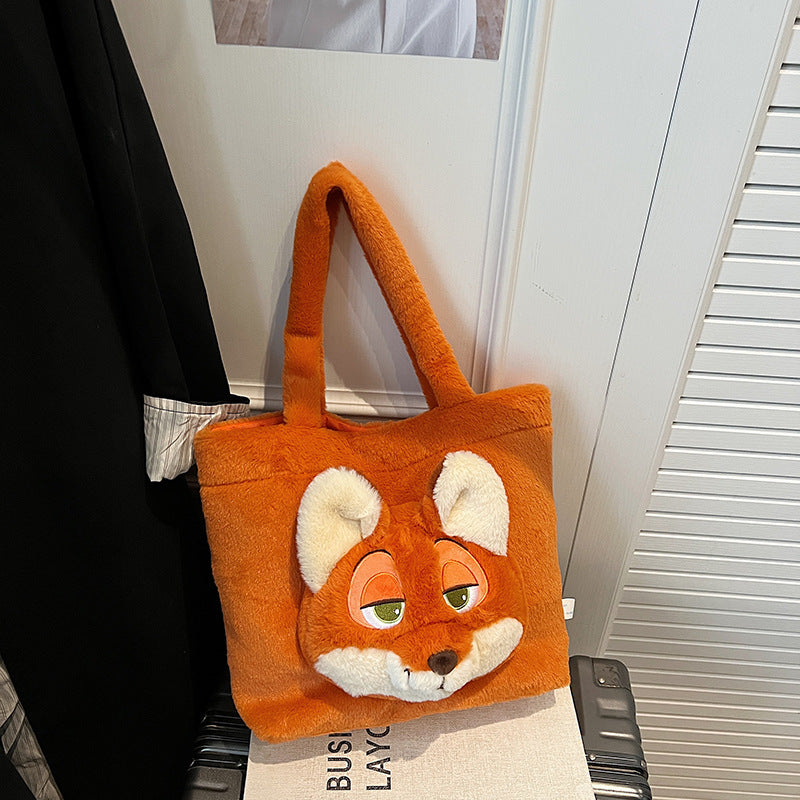 Cute Animal City Tote Bag Judy Nick Shoulder Bag