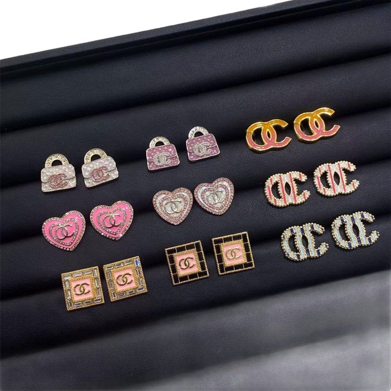 Pearl Double C Fragrant Earrings 925 Silver