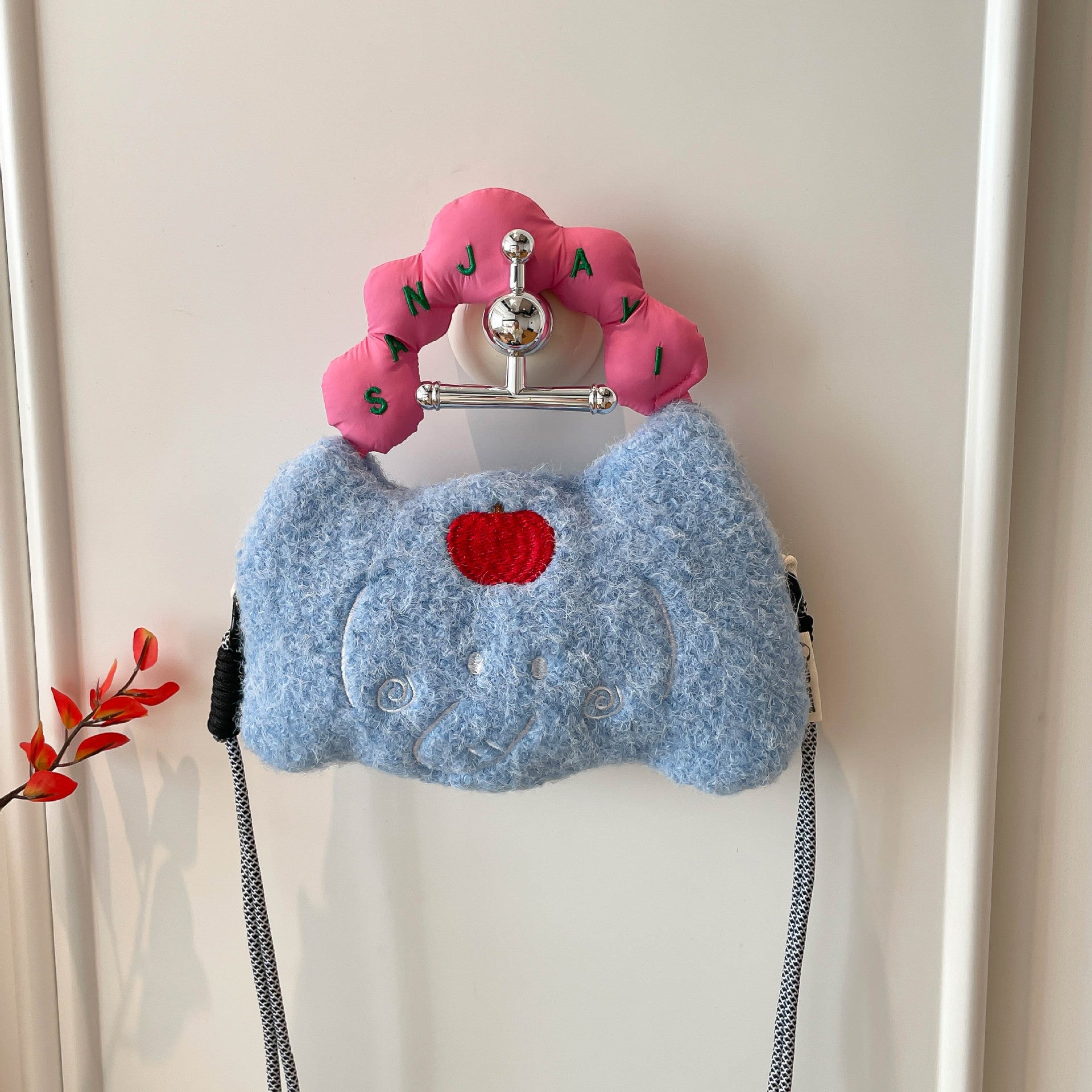 Cute Cartoon Plush Shoulder Phone Bag
